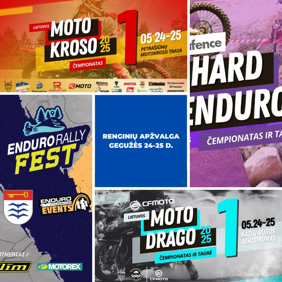 Gegužės 24-25 d. renginių apžvalga